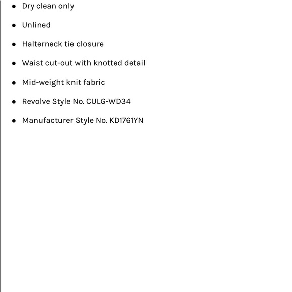 Cult Gaia Cameron Dress. - Picture 4 of 7